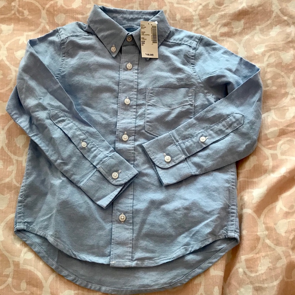 NWT Blue Button-down Shirt